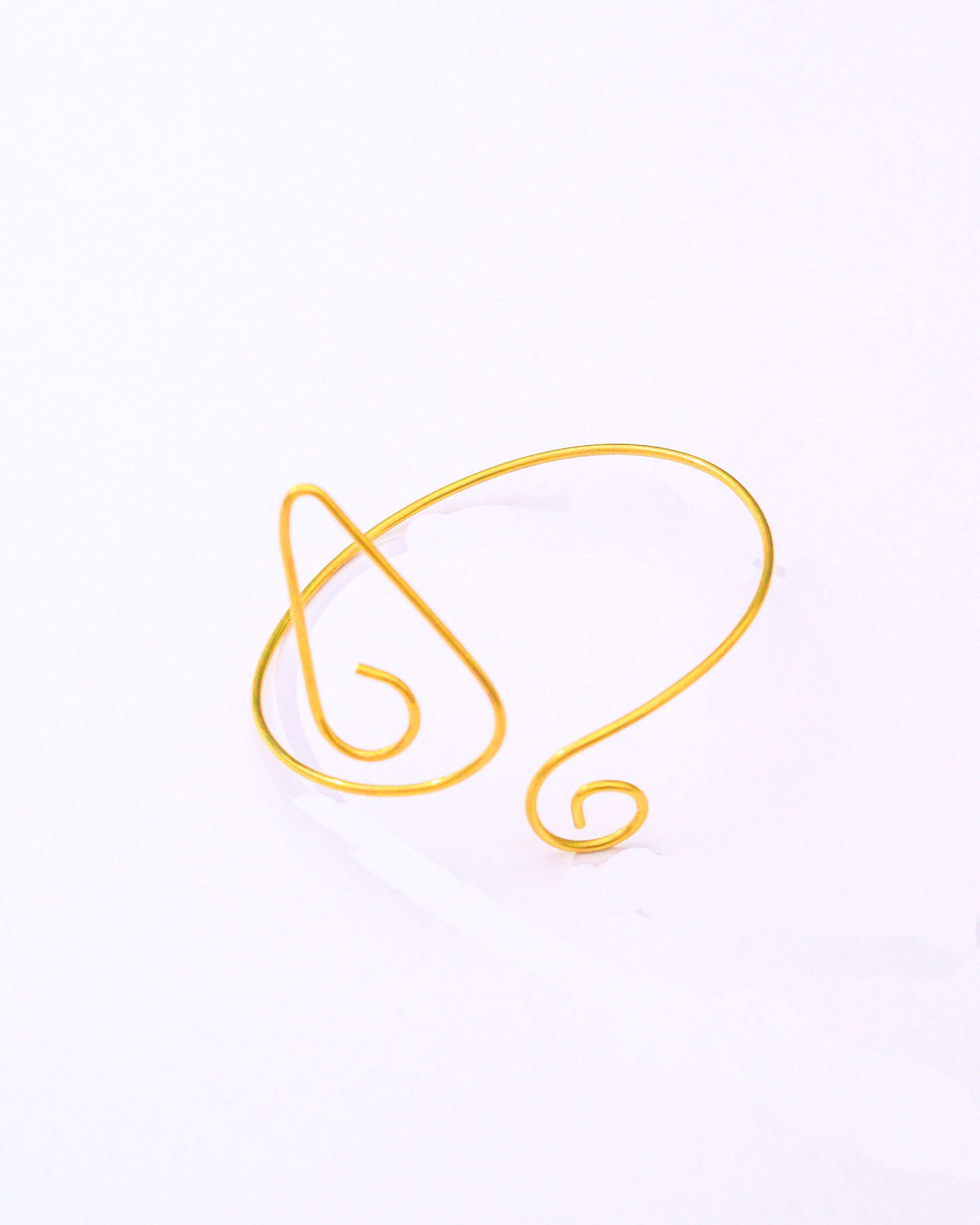 Brass Triangle Loop & Scroll Armlet