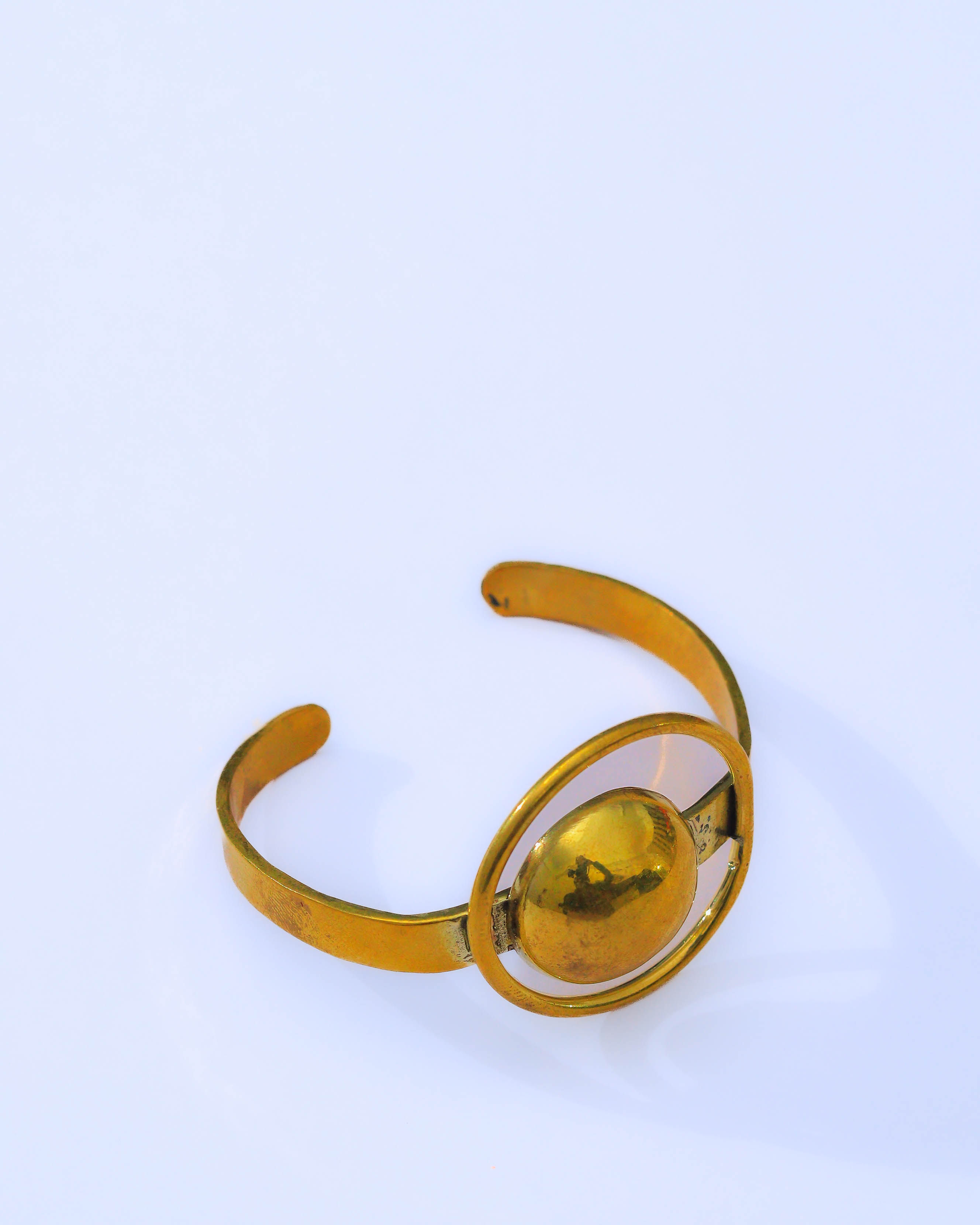 Brass Dome Ring Cuff